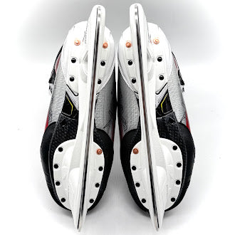 Bauer Vapor Hyperlite 2 – Patins de hockey Pro Stock – Taille 8 (rouge)